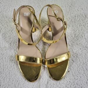 NEW BP Lula Gold Strappy Sandals size 11